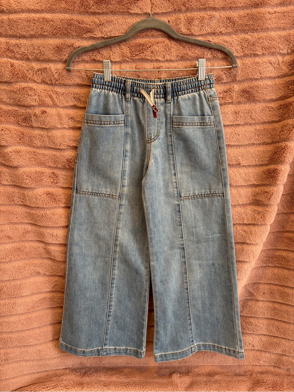 Levi's Light Blue Pull-On Wide Leg Jeans
